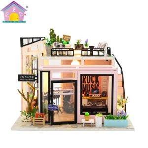 Gjør-det-selv hus miniatyrmodell