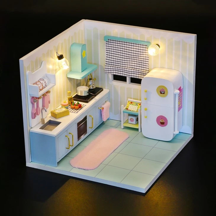 Hongda Kids Toys 2023 Toys Kids Children Girls 3d Resin Miniature Figurines 3d Wood Puzzel