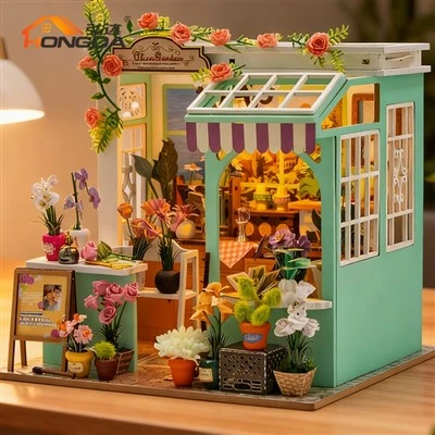 Garden Theme Dollhouse Kit