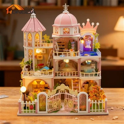 Miniatyr Castle Dollhouse Kit